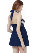 Momo Maternity UPF 50+ One Piece Halter Swimdress Bathing Suit