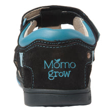 Momo Grow Boys Double-Strap Leather Sandal Shoes (Toddler & Little Boy)