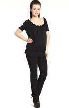 Momo Maternity Elastic-Waist Top