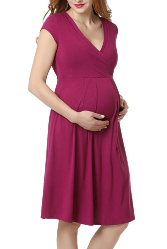 Ultra Soft Maternity & Nursing Nightgown Dress