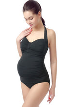Momo Maternity UPF 50+ One Piece Halter Swim Bathing Suit