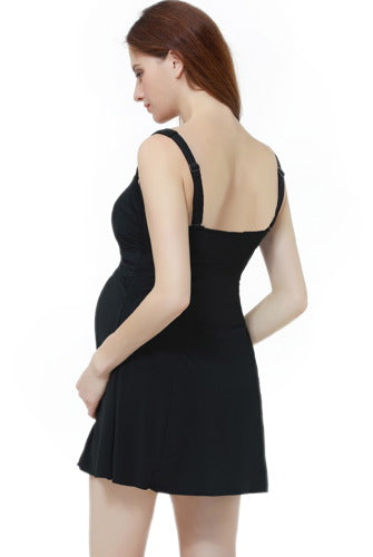 Momo Maternity UPF 50+ One Piece Swimdress Bathing Suit Momo Maternity UPF 50+ One Piece Swimdress Bathing Suit