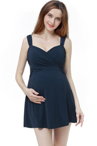 Momo Maternity UPF 50+ One Piece Swimdress Bathing Suit Momo Maternity UPF 50+ One Piece Swimdress Bathing Suit
